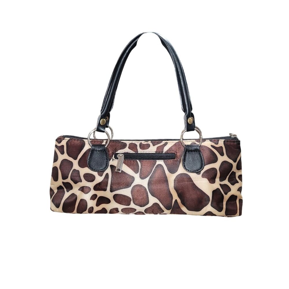 Primeware‎ Insulated Wine Clutch Giraffe Print Zipper Closure with Corkscrew